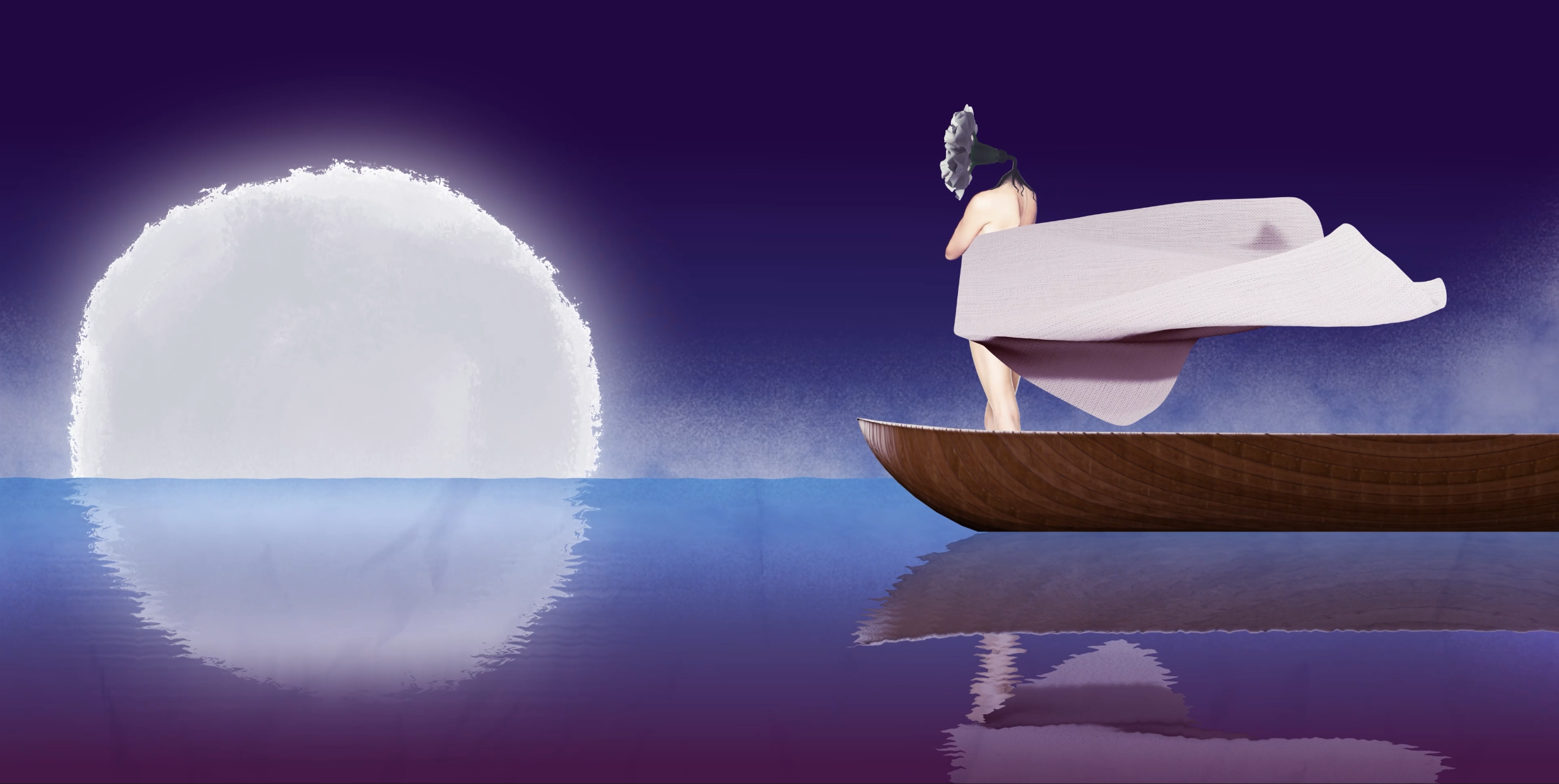 A Cloud Holding A Knife Banner