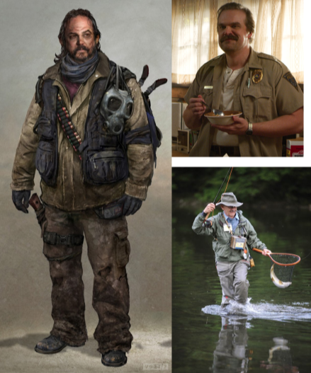 Final Character Design of The Fisherman protagonist, Will.