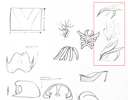 Ideation Sketches for Pavilion
