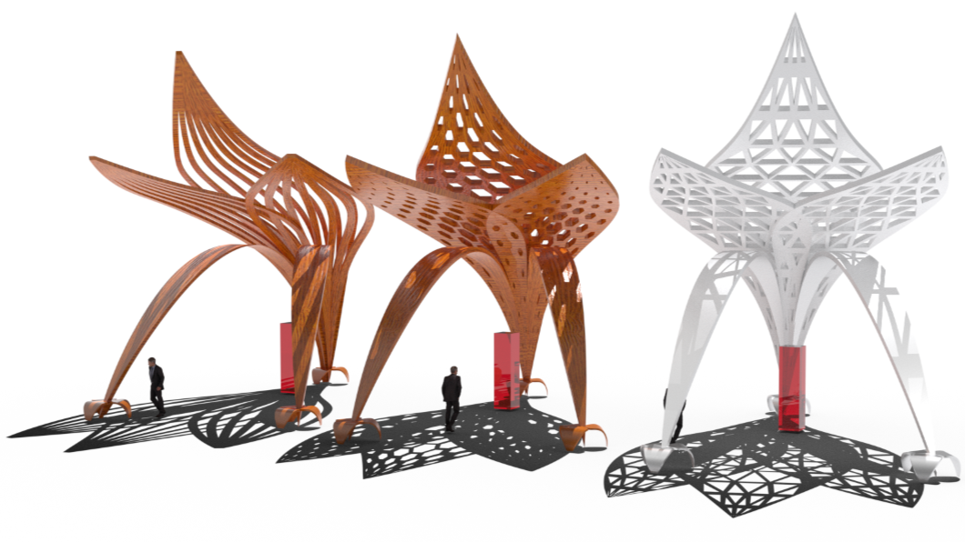 Iterations of Pavilion to Determine Light Paths