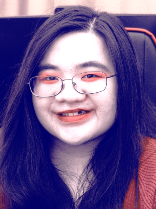 Self-portrait stylized