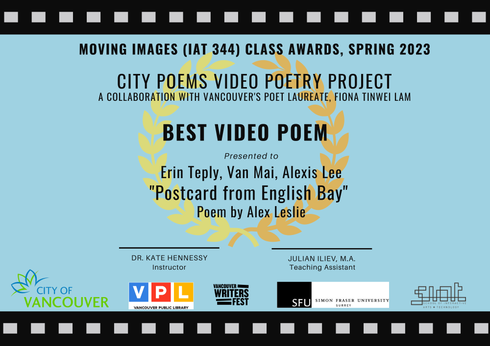 Class Award for Best Video Poem