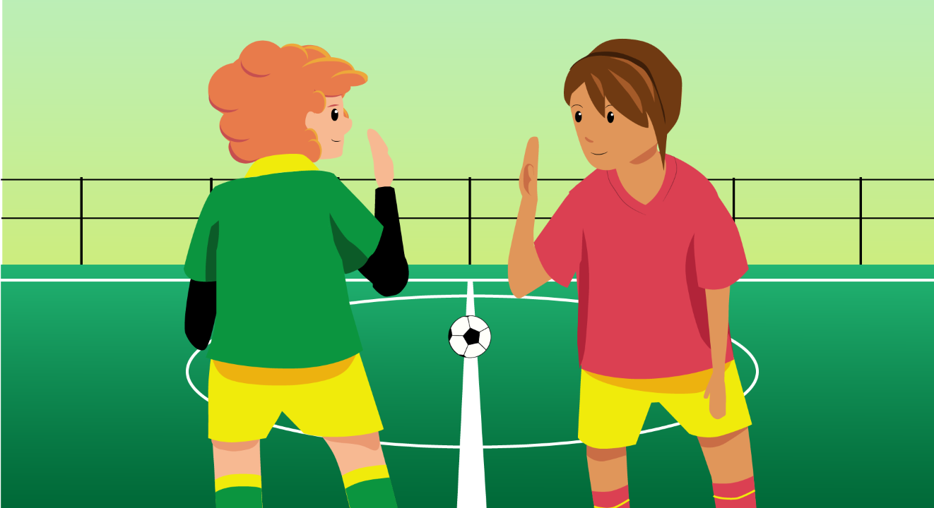 Final frame of vector animation in the video.